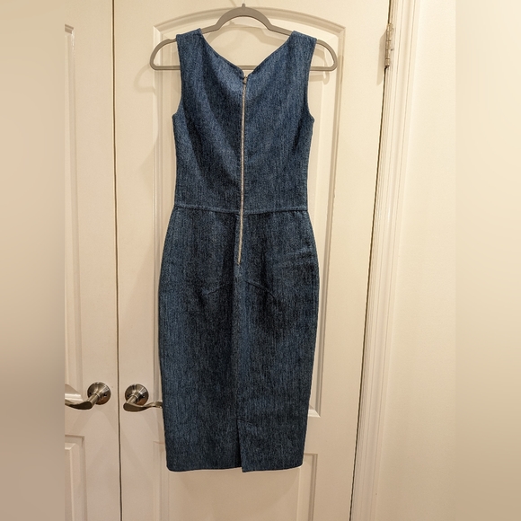 12. NWT ERMANNO SCERVINO KNEE-LENGTH DENIM DRESS - Picture 3 of 8